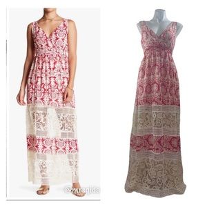 Anthro Sunday in Brooklyn Crochet Maxi Dress